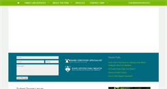 Desktop Screenshot of durhamfamilylawspecialist.com