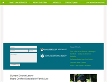 Tablet Screenshot of durhamfamilylawspecialist.com